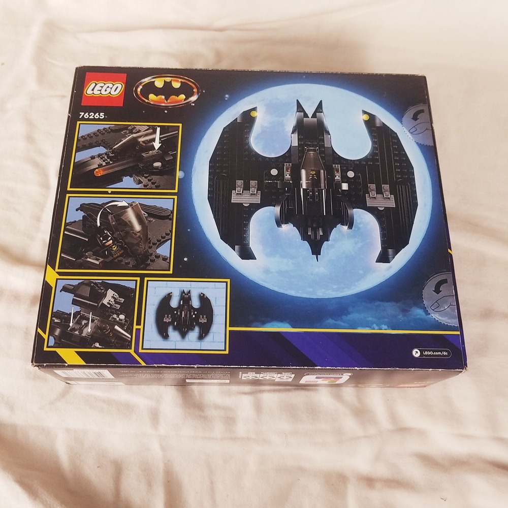 LEGO Batwing Batman vs The Joker 76265 Kids Unisex OS Black New 1989 Movie Set